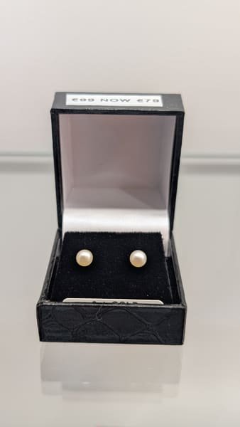 Pearl Studs, 9ct Gold