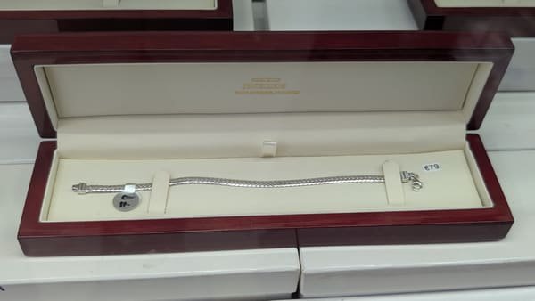 Silver Charm Bracelet, Silver